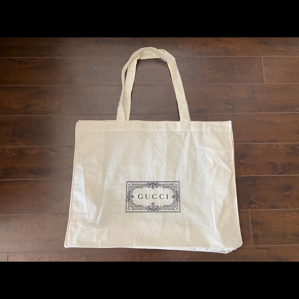Gucci XL Reusable Shoppers Tote NEW